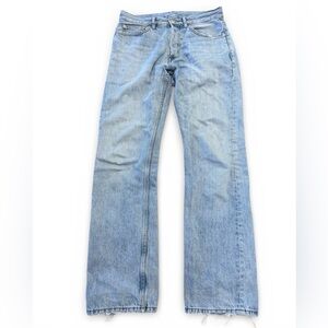 Men’s Sandro Paris Denim Boot Cut Jean Light Wash Designer Sz 28 unisex